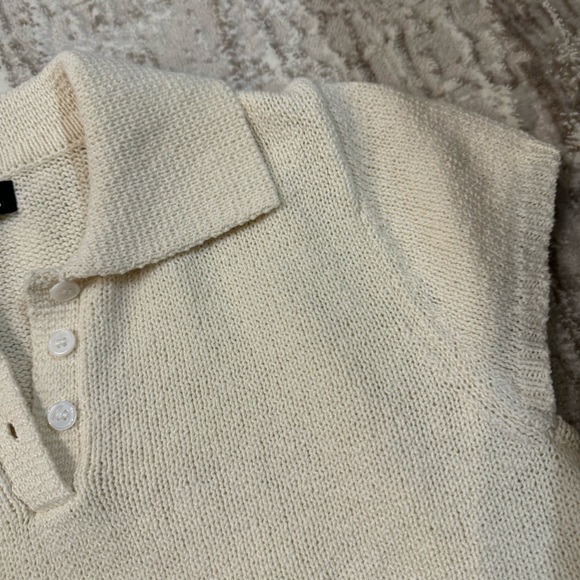 Olivaceous Collared Knit Top - Picture 4 of 5